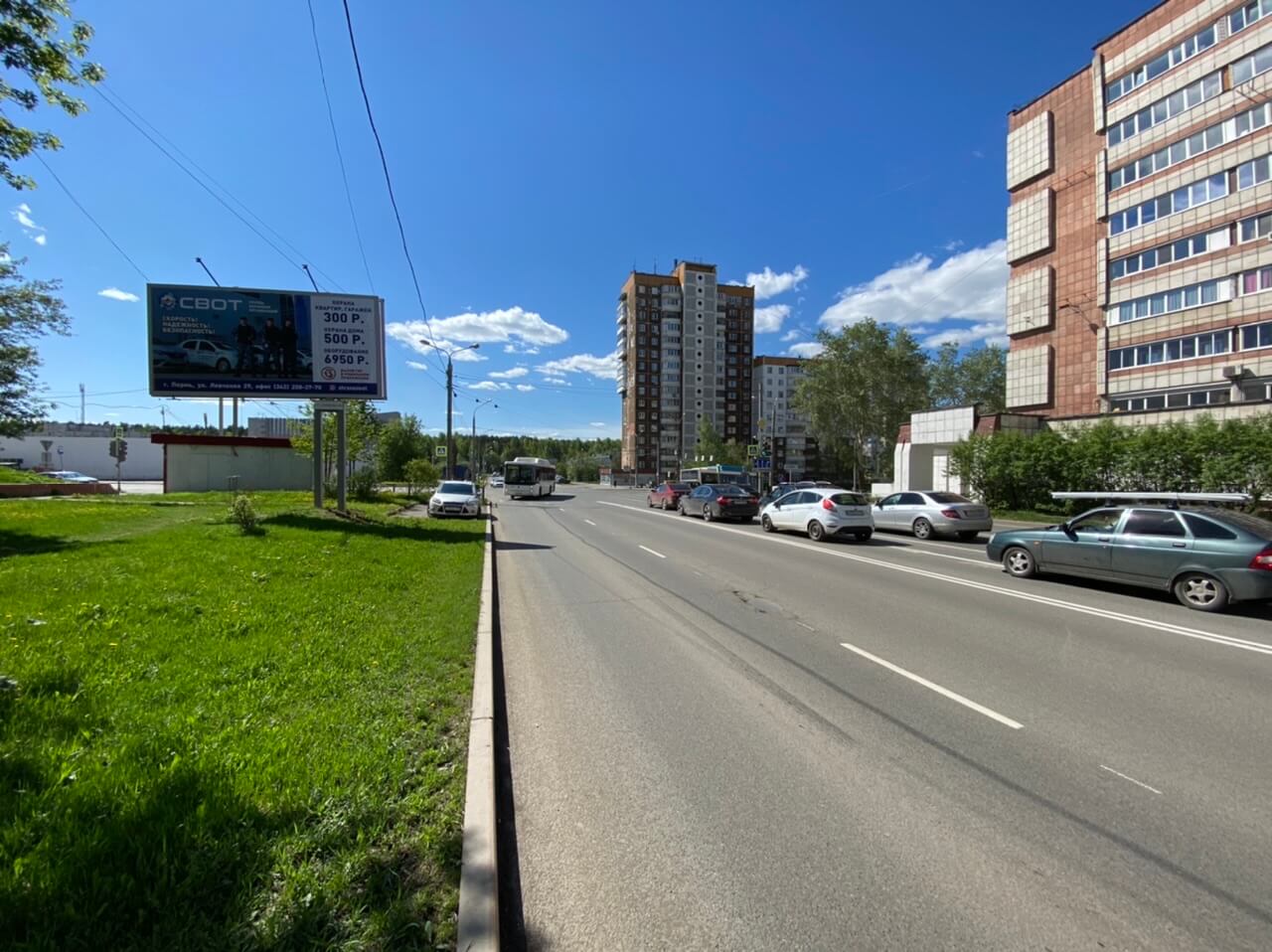 Билборд 6×3, пр-т Парковый, 37б - Зои Космодемьянской