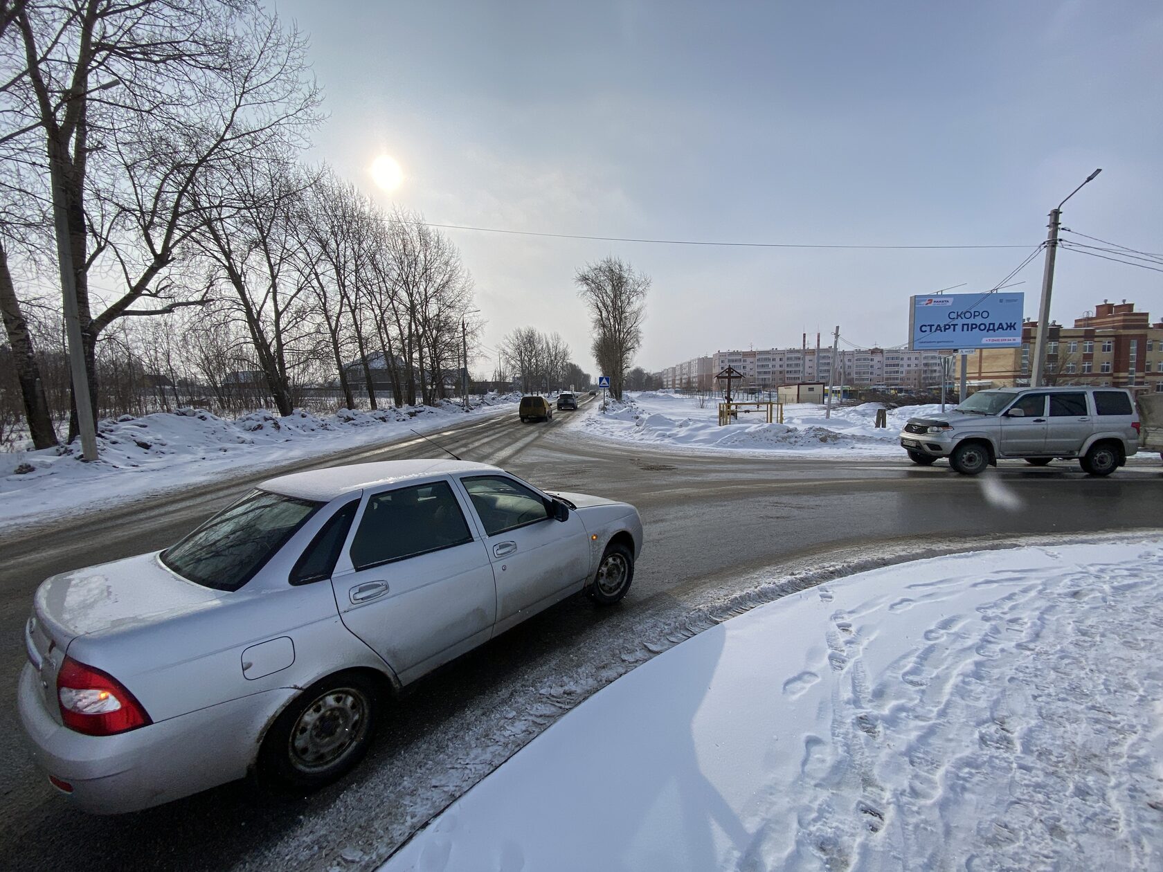 Билборд 6×3, ул. Центральная, 1 (Гамово)